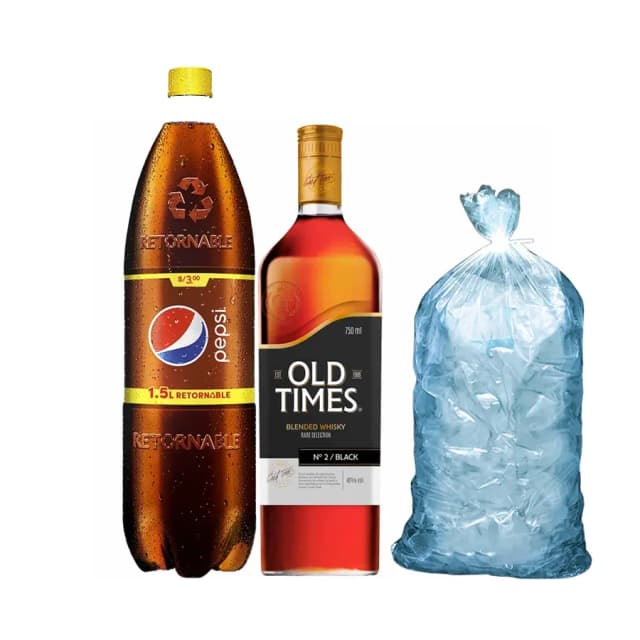 Combo OldTimes - Negro C/Pepsi 1.5lt