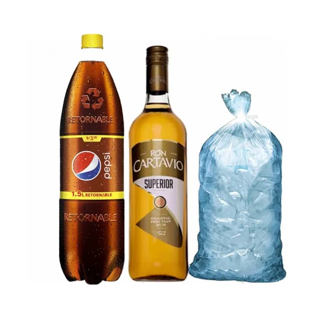 Combo Cartavio - Rubio C/Pepsi 1.5lt