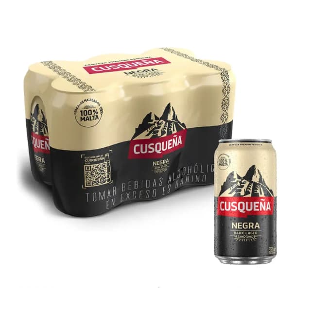 Cusqueña Negra Lata Sixpack
