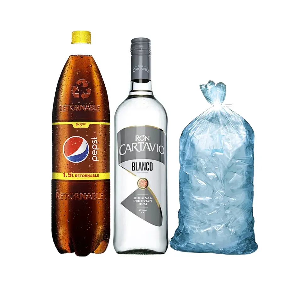 Cartavio Blanco + C/Pepsi 1.5lt