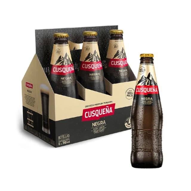 Cusqueña Negra Botella Sixpack