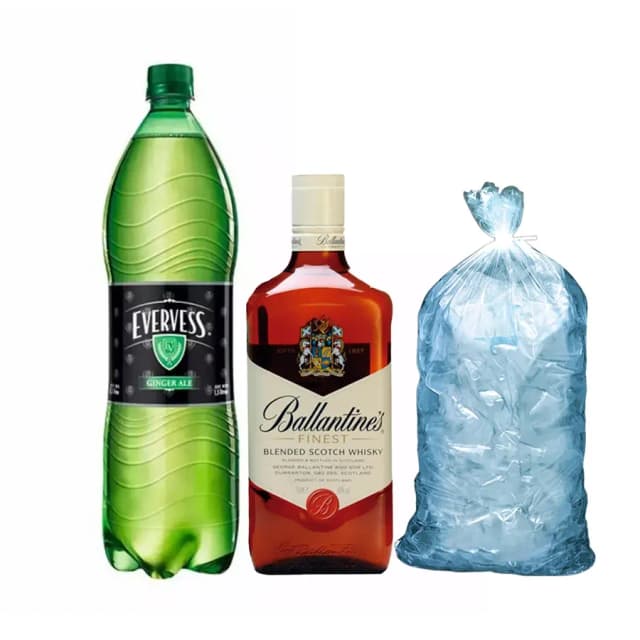 Combo Ballantines C/Evervess 1.5lt