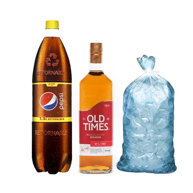 Combo OldTimes - Rojo C/Pepsi 1.5lt