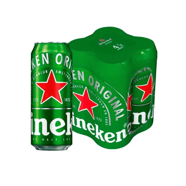 Heineken Lata four Pack