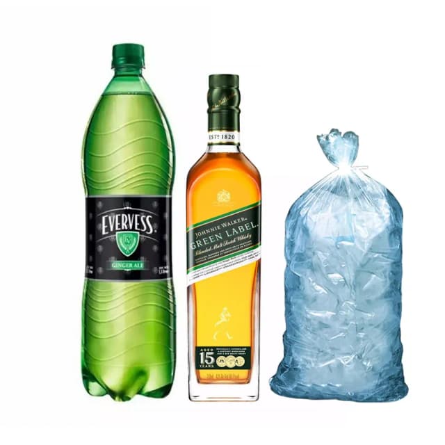 Combo Green Label C/Evervess 1.5lt
