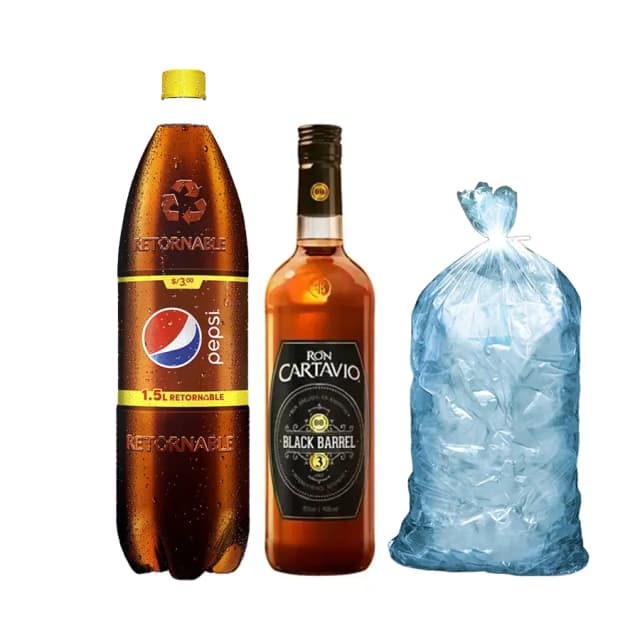 Combo Black Barrel C/Pepsi 1.5lt