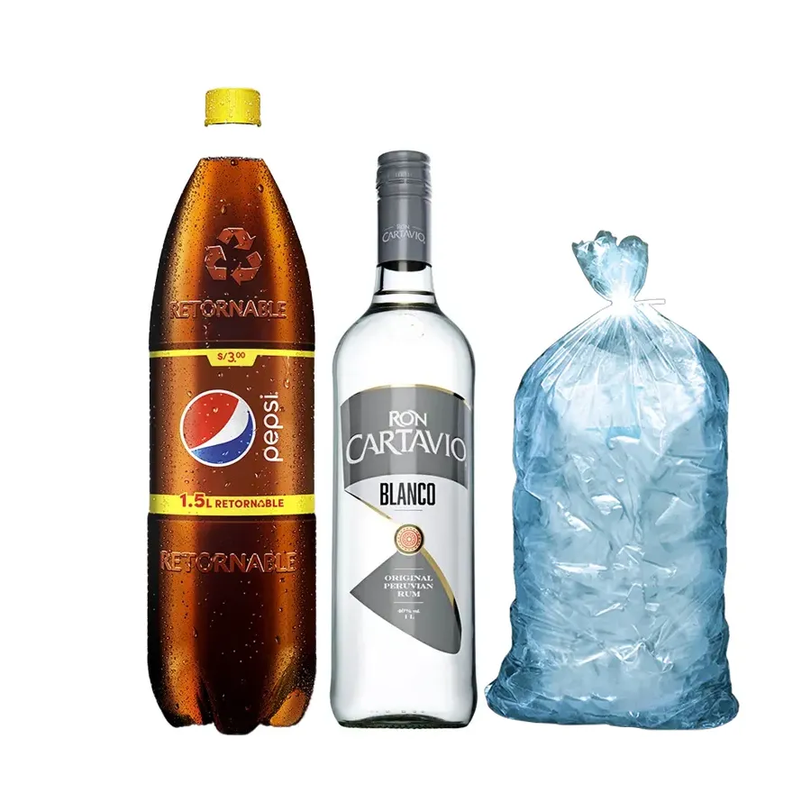 Cartavio Blanco + C/Pepsi 1.5lt