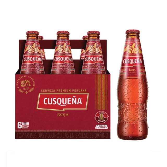 Cusqueña Red Lager Botella Six Pack