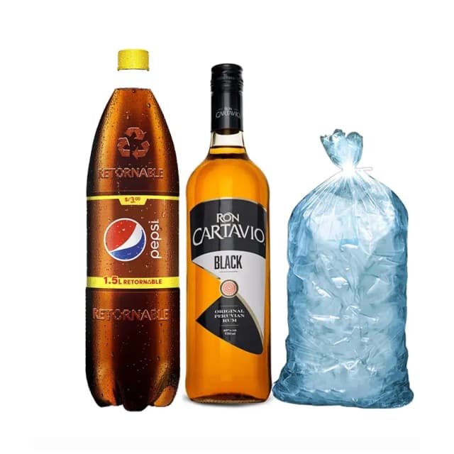 Combo Cartavio - Negro C/Pepsi 1.5lt