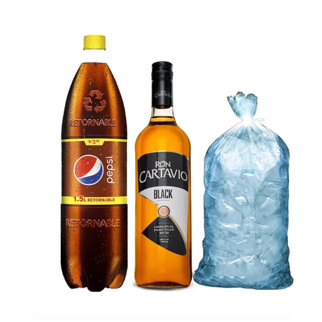 Combo Cartavio - Negro C/Pepsi 1.5lt