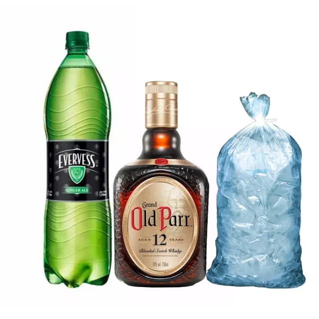 Combo Old Parr C/Evervess 1.5lt