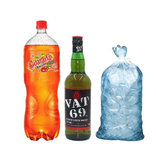 Combo Vat69 - Rojo C/Guarana 2lt