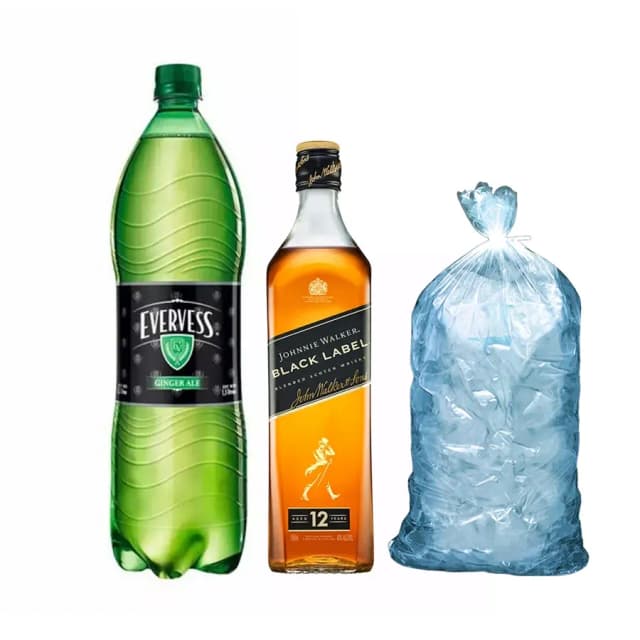 Combo Black Label C/Evervess 1.5lt
