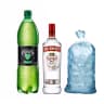 Smirfnoff Rojo (sin sabor) + C/Evervess 1.5lt