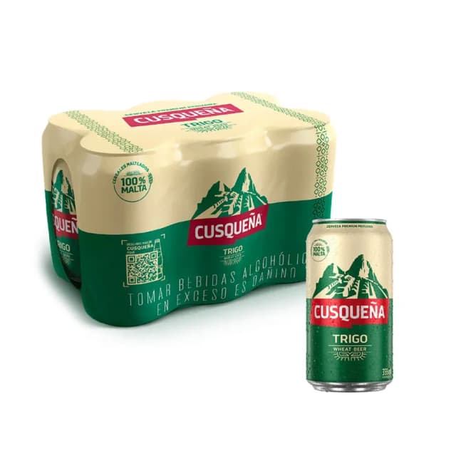 Cusqueña Trigo Lata Sixpack