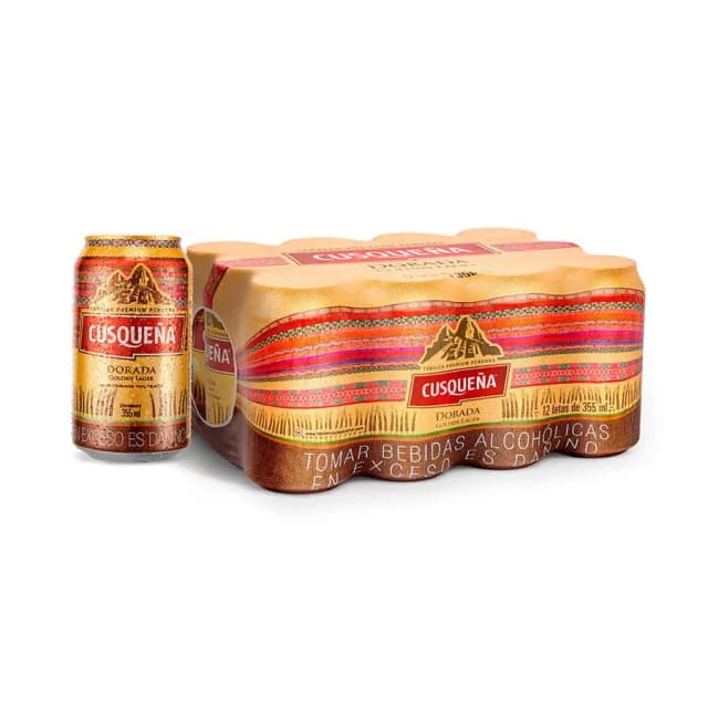Cusqueña Dorada Lata Pack 12