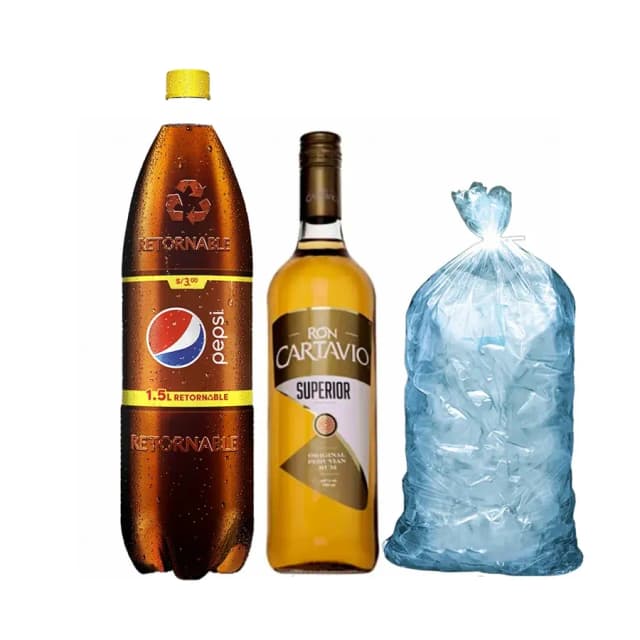 Combo Cartavio - Rubio C/Pepsi 1.5lt