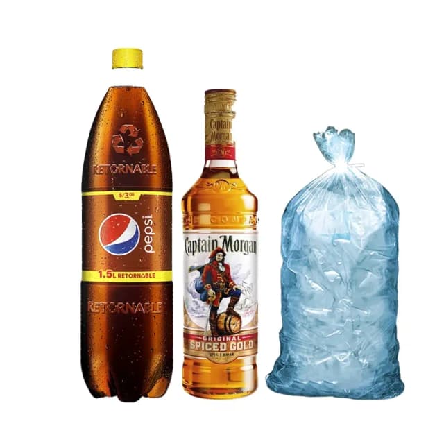 Combo Capitan Morgan C/Pepsi 1.5lt
