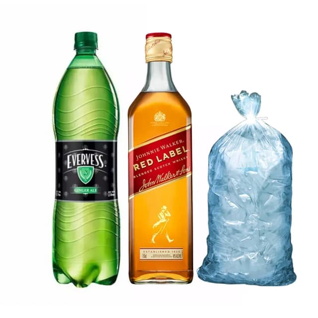 Combo Red Label C/Evervess 1.5lt