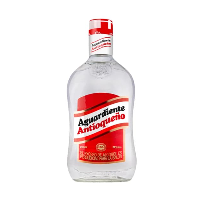 Antioqueño Rojo Aguardiente Con Azucar 750 ML
